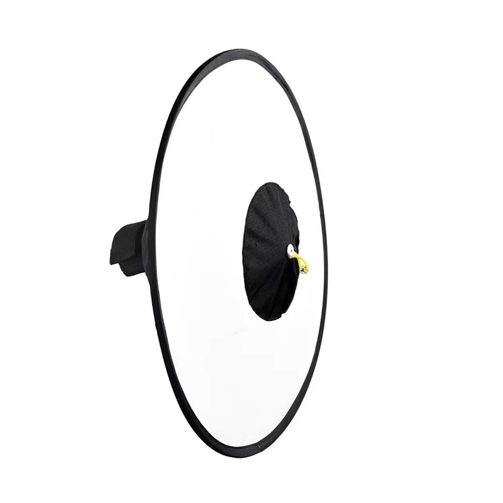 Round Cone Camera Diffuser Reflector Folding Flash Diffuser Portable Softbox Diffuser For Portrait