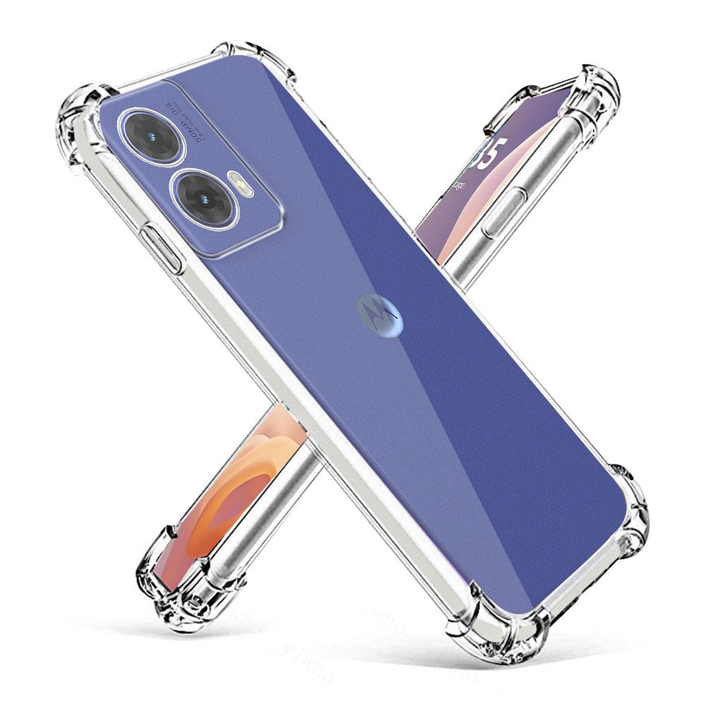 Для чехла Moto G85 5G 6.67'' Прозрачный Противоударный TPU Чехол для телефона с воздушной подушкой или Motorola Moto G85 G 85 Силиконовый Мягкий Защитный Чехол на заднюю панель