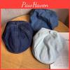 Washed Denim Hat With Sun Protection For Women Summer