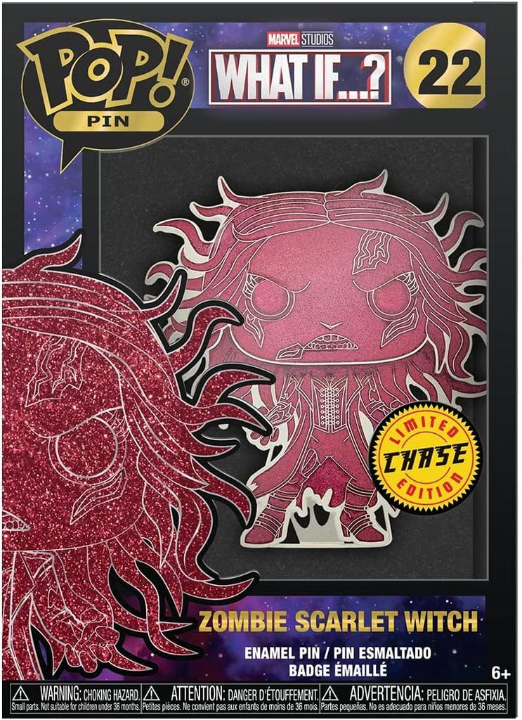Funko Значок размера Funko Pop Pin Marvel What If Sonbi Scarlet CHANCE OF CHASE Figure Pop!