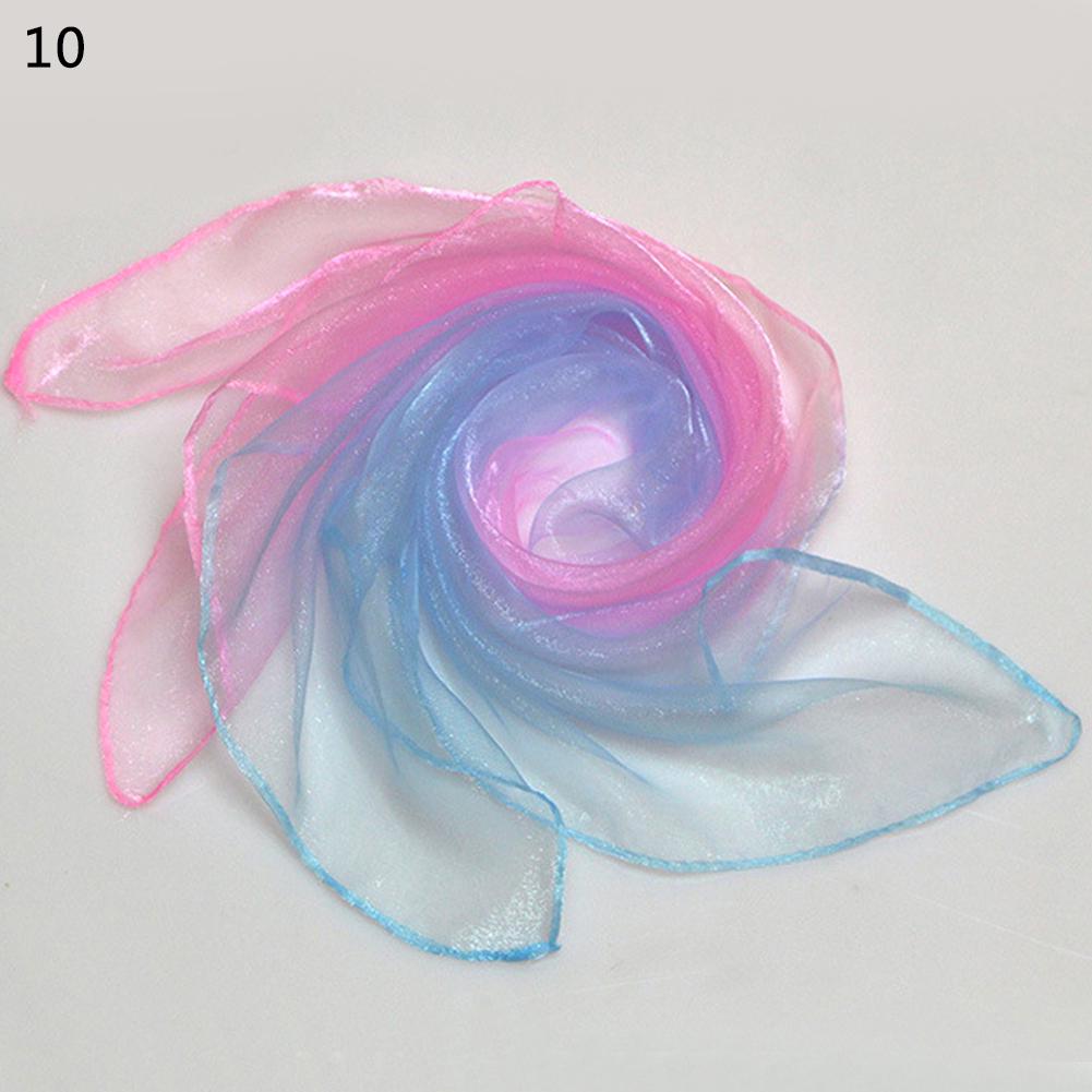 40-65 см Летняя мода шифоновый шарф в горошек женский головной убор квадратный шарф платки женские резинки для волос шейный платок платки