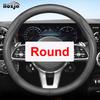 Leather Car Steering Wheel Cover for Lexus LX RX ES NX TX IS 2013 - 2019 2020 2021 2022 2023 2024 2025 Auto Interior Accessories BR7