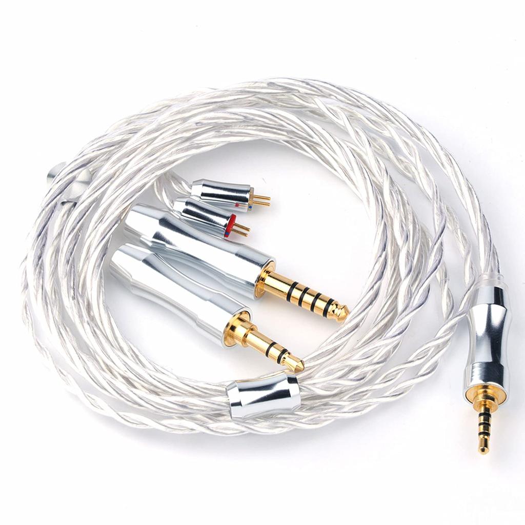 THIEAUDIO EST 100 нитей литцендрат 5N посеребренный OCC кристалл наушники модернизация кабель разъем штекер мягкий кабель стойкий к окислению оригинальный кабель для