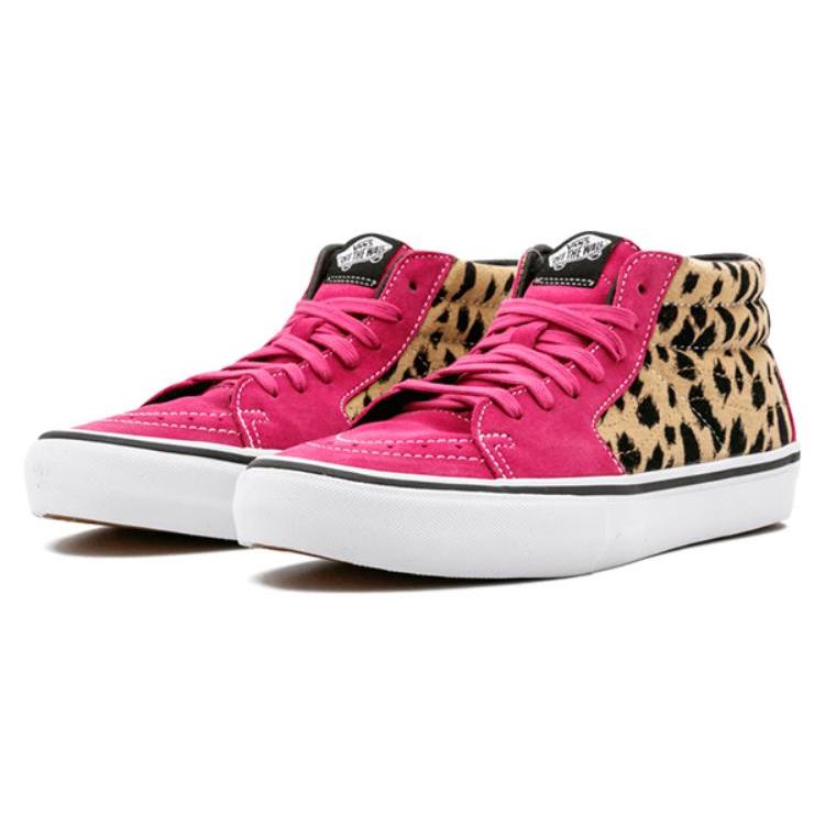 Sk8 Supreme x Sk8 Vans-Mid Pro 'Cheetah Velvet' VN0A347UOPL