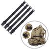 4Pcs Webbing Straps Backpack Vest Adapter Belts Outdoor Sports Climbing Hiking Hunting Bags Chest Straps
