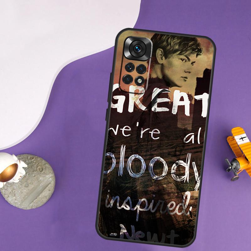 Чехол Maze Runner Newt для Xiaomi Redmi Note 13 Pro 14 12 9 10 11 Pro 10S 11S 12S Redmi 13C 14C 10C 12C
