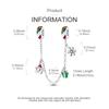 Winter 925 Sterling Silver Original Christmas Charms Bead Pendant Fit Original Bracelet Necklace For Women DIY Jelwelry Gift