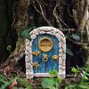 Sculpture Figurines Wooden Decoration Ornaments Courtyard Tree Decoration Fairy Tale Fairy Gate
