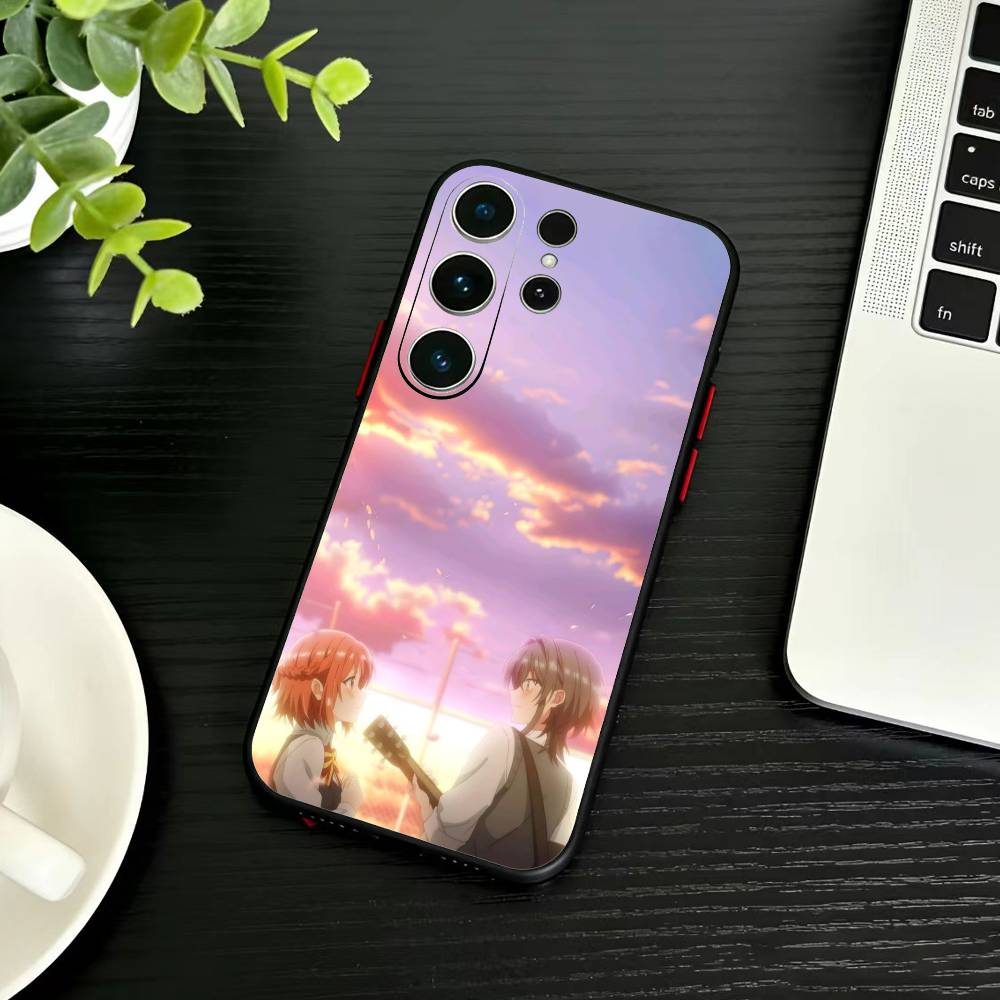 Чехол для телефона Kino Himari и Asanagi Yori Для Samsung S26,S25,S24,S23,S22,S21,S20,S30,Ultra,Plus,Fe,Note,5G Черный Чехол