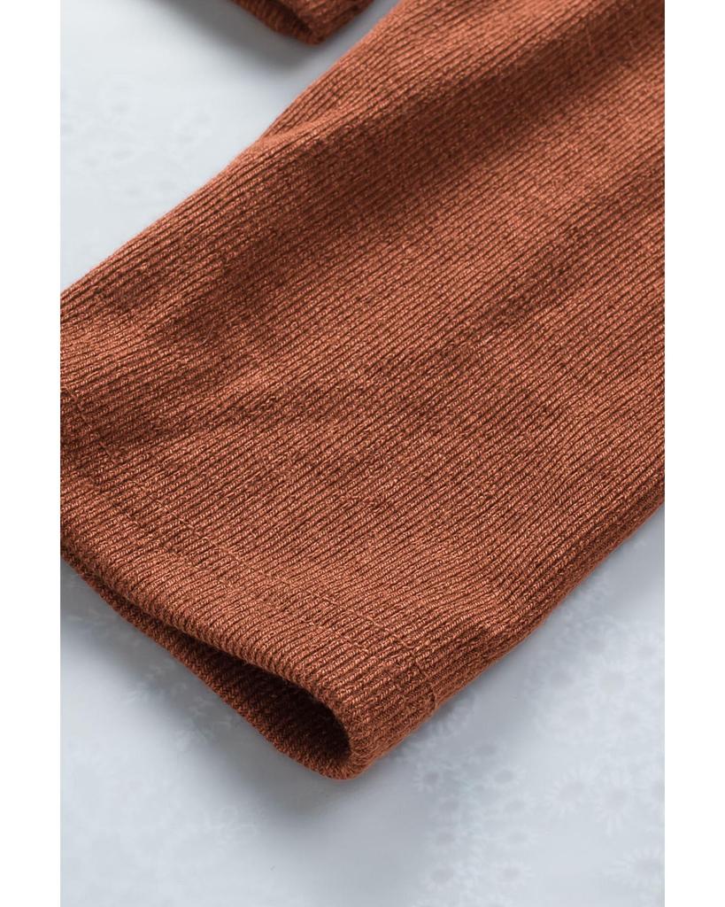 Azura Exchange Топ с длинными рукавами Peekaboo Ribbed