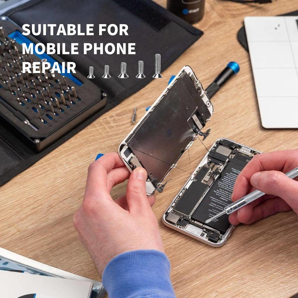 500 шт. винтов для ноутбуков, M1.2/M1.4/M2 маленькие микро крошечные винты для электроники, мини-винт для замены компьютера для очков часов SSD M.2 жесткий диск