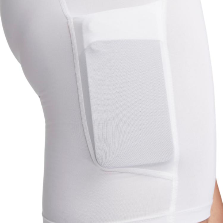 Nike Профессиональный логотип Print Удобные эластичные облегающие спортивные шорты мужские шорты белые FB7963-100