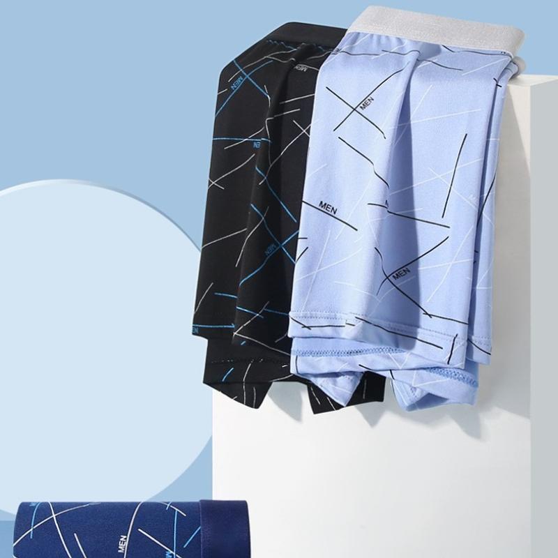 1/2/4/8 шт. Мужские боксеры Хлопковое нижнее белье Большие размеры Трусы Дышащие Сексуальные трусики Сетчатое белье