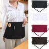 Unisex Waist Apron Polyester Waiter Half Waist Apron New Half Apron  Hairdresser