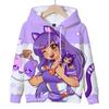 3D Game Aphmau Print Hoodie Kids Hooded Sweatshirts Cartoon Anime Hoodies Spring Fall Children Clothing Harajuku Hooded Pullvers