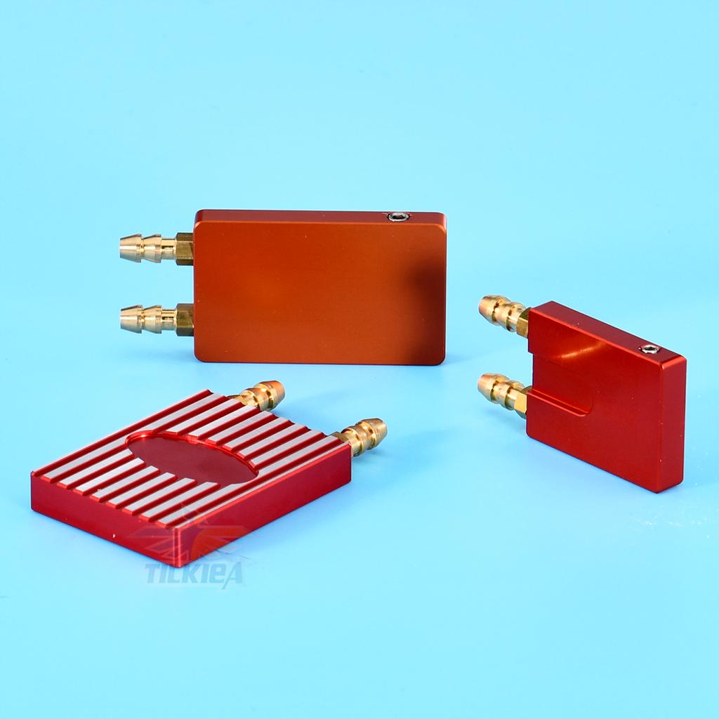 1PC Aluminum Alloy ESC Radiator Water Cooling Block Watercool Sheet for 1:10 RC Car Bait Boat ESC