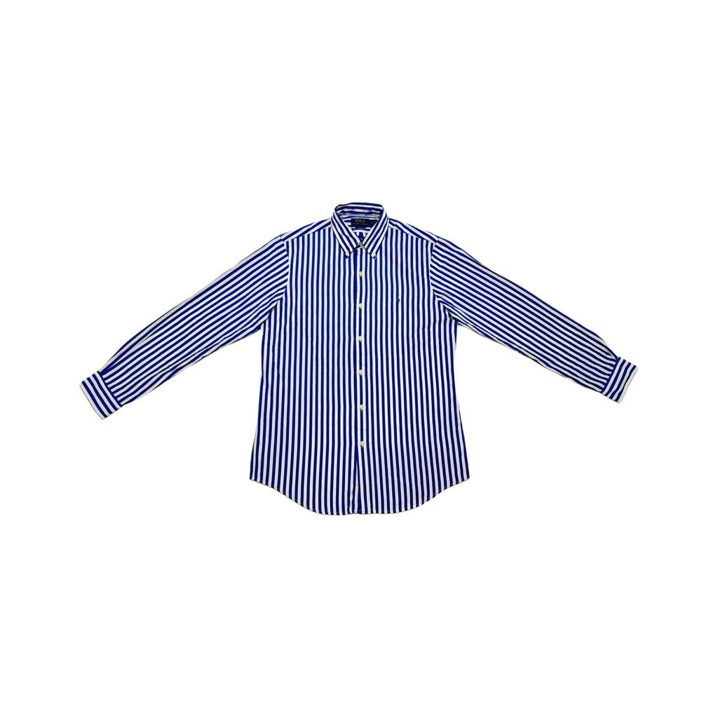 Polo Ralph Lauren Classic Fit Striped Cotton Long Sleeve Shirt Men Shirts 710817005-007