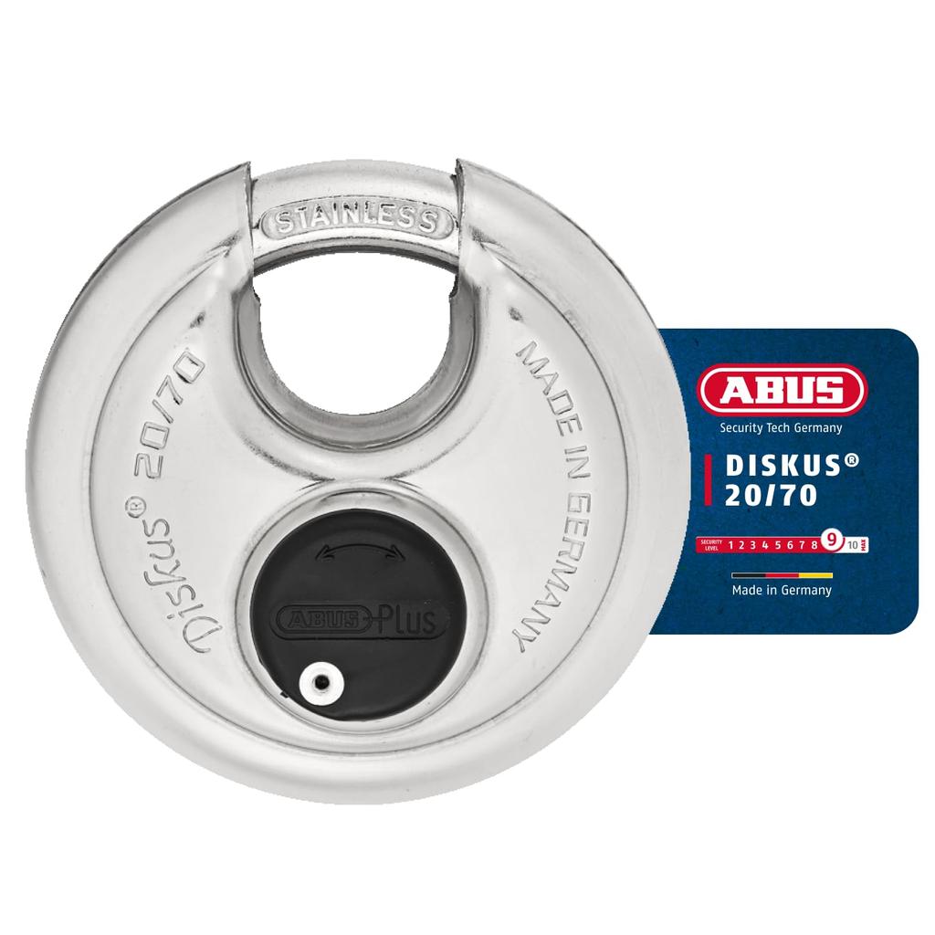 ABUS Discus Cylinder Padlock 20-70 Heavy-Duty
