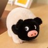 Розовая копилка Кукла Плюшевая игрушка Стоящая Черное лицо Толстое животное Плюшевая игрушка Успокаивающая Подарок на день рождения