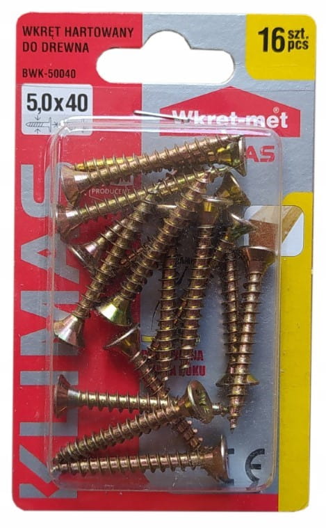 Hardened Wood Screws, Pz2