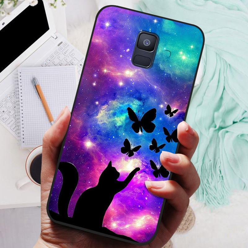 Для Samsung Galaxy A8 Plus 2018 Чехол Черная Крышка Лев Волк Силиконовые Мягкие Задние Чехлы Для Samsung A8 2018 A530 A530F Чехол для телефона