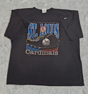 Vintage 90s Logo Athletic Saint Louis Cardinals T-Shirt Single Stitch Size 4X