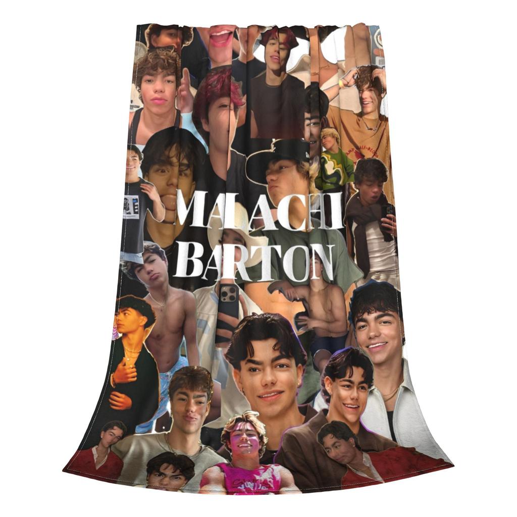Malachi Barton Merch Blanket Lightweight Warm  Throw Blankets for Living Room 50x60 Inches Multiple Sizes Bedspread