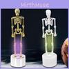 Spooky White And Gold Skeleton Halloween Decorations Perfect For Festive Atmosphere