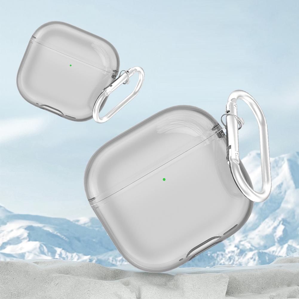 Прозрачный чехол для наушников AirPods 4 (2024) Чехол для зарядки TPU Прозрачный защитный чехол Чехол для беспроводных наушников