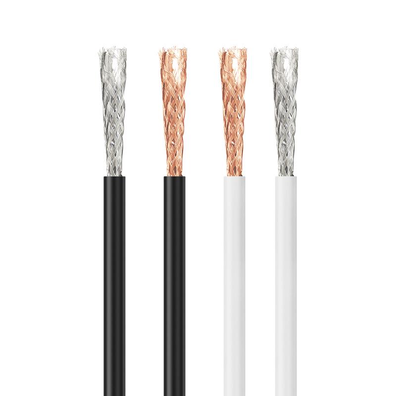 UL2725 22+28 AWG 4-Core Pure Copper USB Cable with Braided Shield & Aluminum Foil