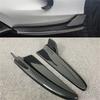 2PCS Carbon Fiber Rear Bumper Side Separator For Mercedes-Benz W205 4D 2015-20