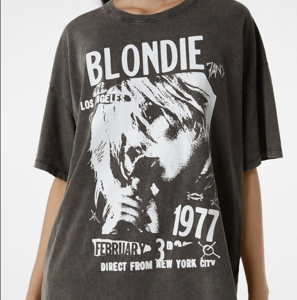 Blondie Shirt Blondie Black Short Sleeve Cotton T-shirt Unisex S-5XL VM6173 Unisex T-Shirt