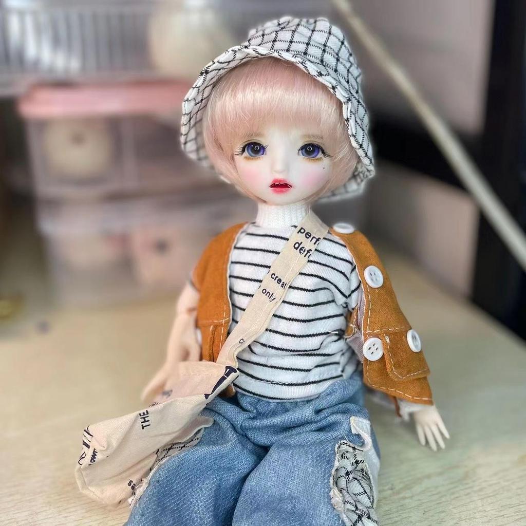 Индивидуальная кукла BJD 1/6 для молодого милого мальчика, 30 см, несколько подвижных суставов, модная одежда для лица, высокое качество для друга, праздничный подарок