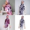 Polyester Digital Printed Scarves With Dye Printing Design For Summer Womens Fashion Accessory