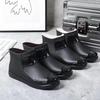 Fashion Couple Rain Shoes, Waterproof And Non Slip, Outdoor Fishing, Kitchen Work Rubber Shoes, Wear-resistant Water Shoes