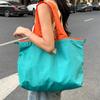 Reusable Shopping Bags Women Grocery Tote Bag Foldable Drawstring Shoulder Bag Grocery Bag Shopping Storage Bag