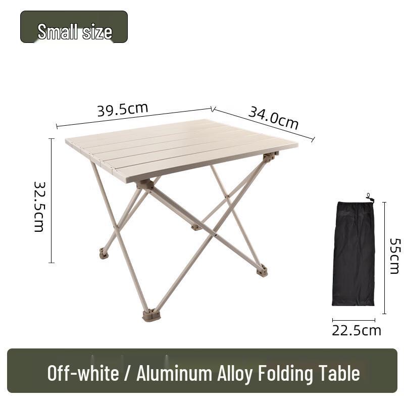 ZISIZ Outdoor Portable Aluminum Folding Table