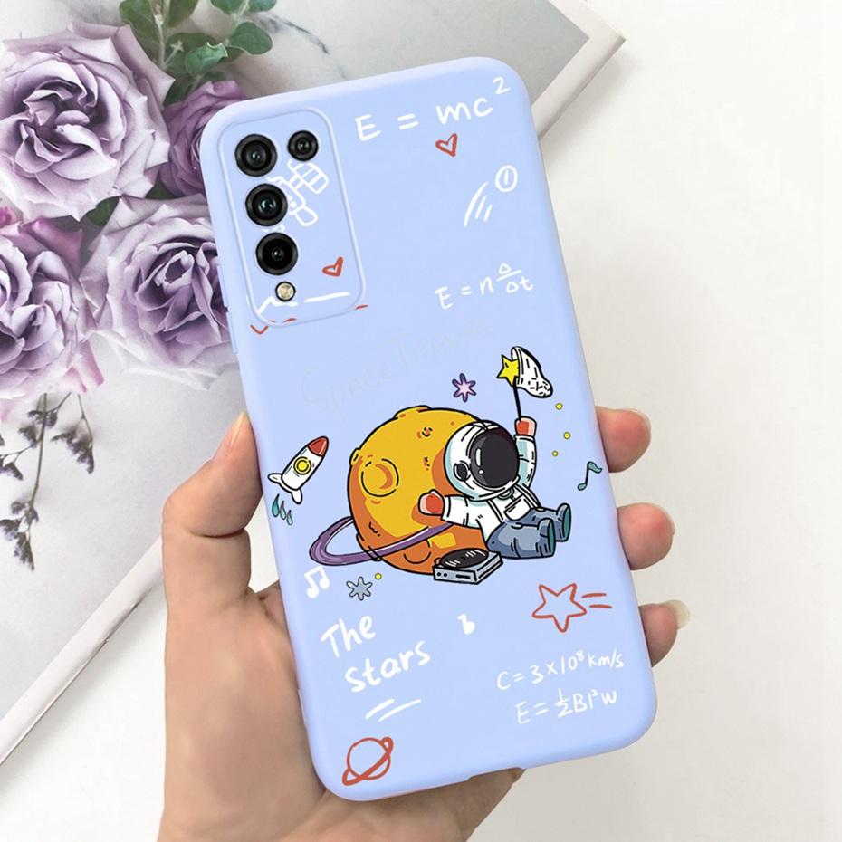 Чехол для Honor 10X Lite Милый Мультяшный Конфетный Цвет Мягкий Силиконовый Чехлы для Телефона Для Honor 10X Lite DNN-LX9