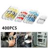 400PCS Solder Seal Sleeve Heat Shrink Butt Wire Connectors Terminal Waterproof Kit Insulated Wire Connector Terminal Kit