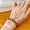 Vintage Maillard Style Natural Tiger'S Eye Stone Bracelet Bracelet