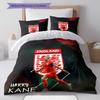 Harry Kane Glory Bedding Quilt Set Quilt Cover Pillowcase Home Decoration Birthday Gift (1 * duvet cover + 2 * pillowcase, without core)