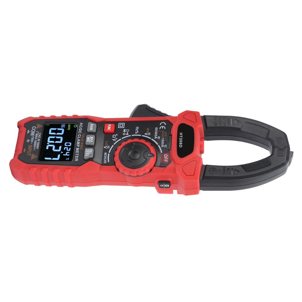 HT208D 6000 отсчетов AC DC Цифровой токоизмерительный клещевой прибор Многофункциональный мультиметр для дома и улицы