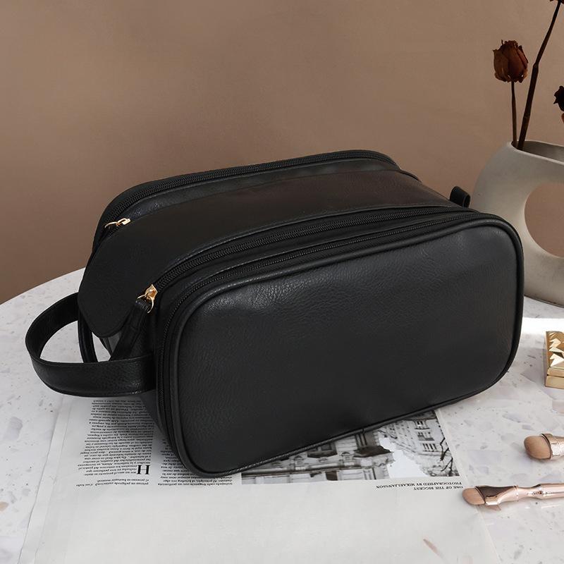 Большая вместимость высококачественной ретро-сумки с двойной молнией, высококачественная дорожная портативная многофункциональная сумка для хранения вещей
