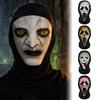 Косплей Головные уборы для Маскарадных Мероприятий Хэллоуина Ужасающие Головные Уборы Полностью Закрывающие Лицо Сетчатая Защита Взрослые Дышащие Реалистичные Череп Призрак Капюшоны Эластичные