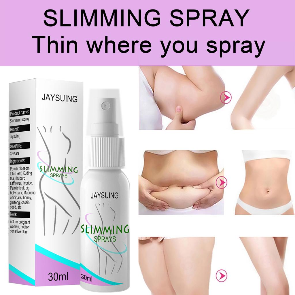 JAYSUING 30ml Slimming Spray Body Fat Burning Tightening Arms Abdomen Tights Hips Legs Thin Spray