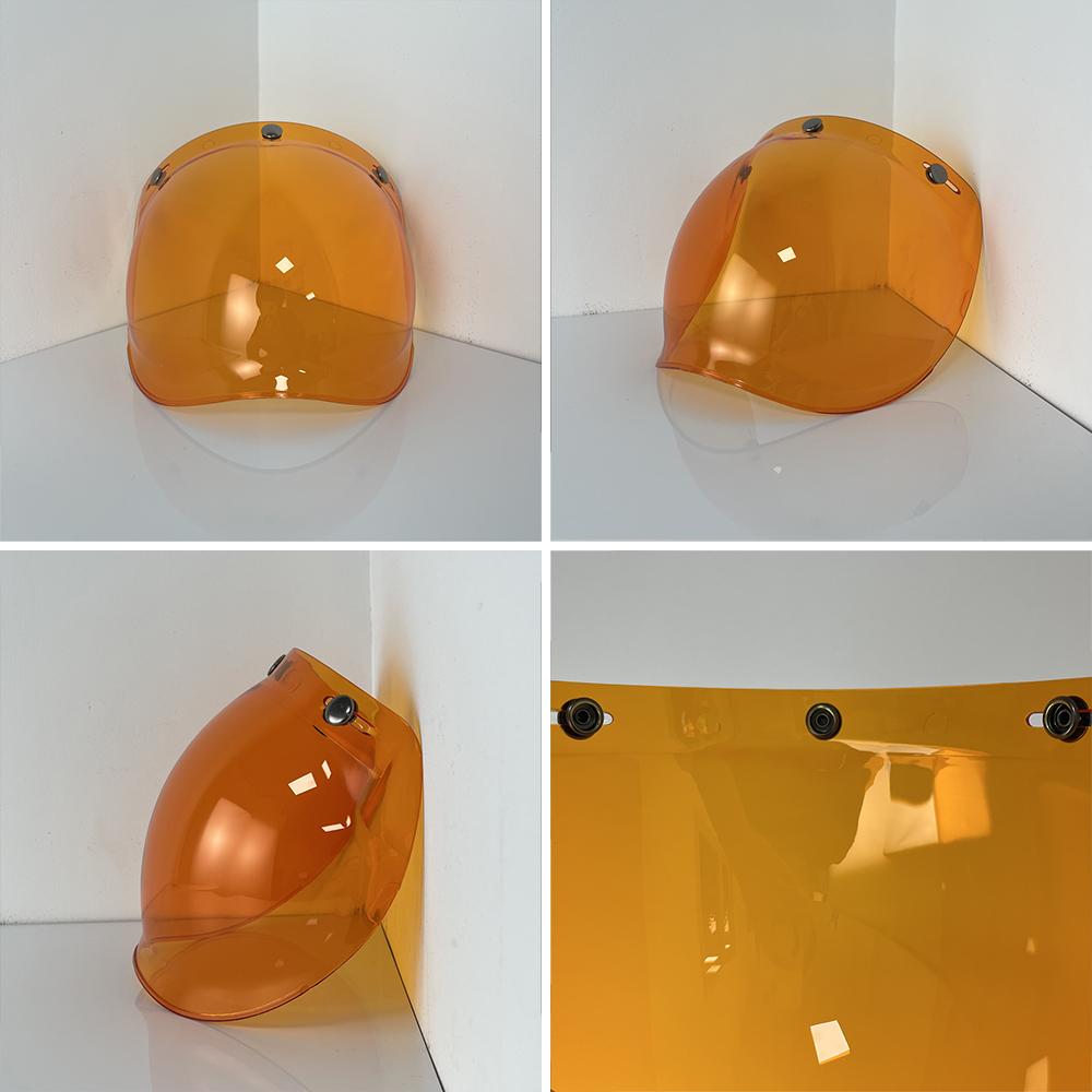 Motorcycle Helmet Bubble Visor Flip Up Open Face High Strength Accessories For Casco Moto BV01Speed Sensors 6