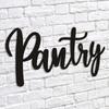 Pantry Sign Metal Wall Decor Stylish Modern Farmhouse Design for Home Restaurant, & Coffee Shop, Elegant Wall Decoration