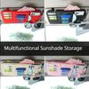 Автомобильный козырек-органайзер Автомобильный козырек-держатель солнцезащитных очков Солнцезащитные козырьки Аксессуары для грузовиков Аксессуары для салона автомобиля Органайзер для грузовиков