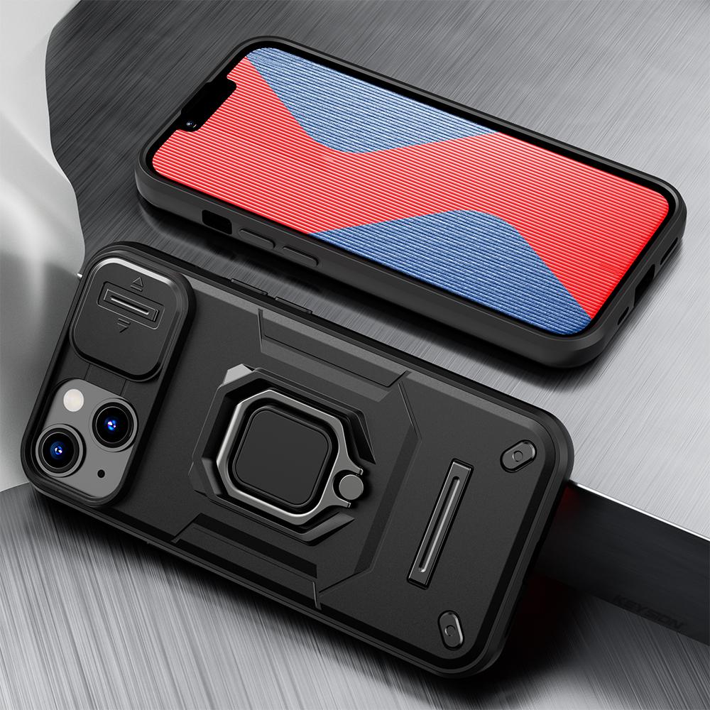 KEYSION Противоударный чехол для iPhone 14 Pro Max 14 Plus, защитное кольцо для объектива камеры, чехол-подставка для телефона для iPhone 13 Pro Max