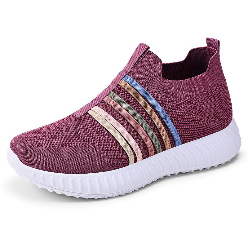 Women's Summer Shoes New Breathable Mesh Large Women's Casual Shoes Soft Bottom Versatile Women's Single Shoes